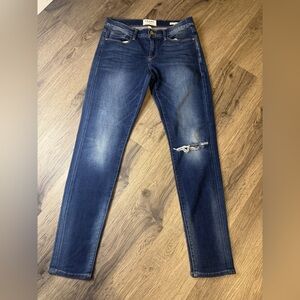 Frame Denim Dark Blue Skinny Jeans
